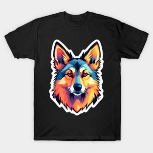 German Shepherd Dog Illustration T-Shirt